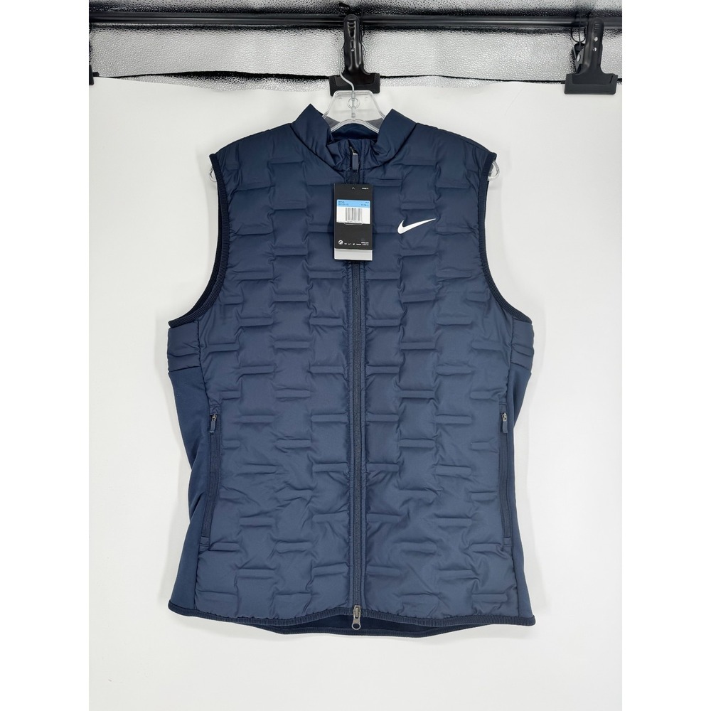 Nike Aeroloft Repel Golf Vest MT Medium Tall Down Insulated Puffer CK5904-451